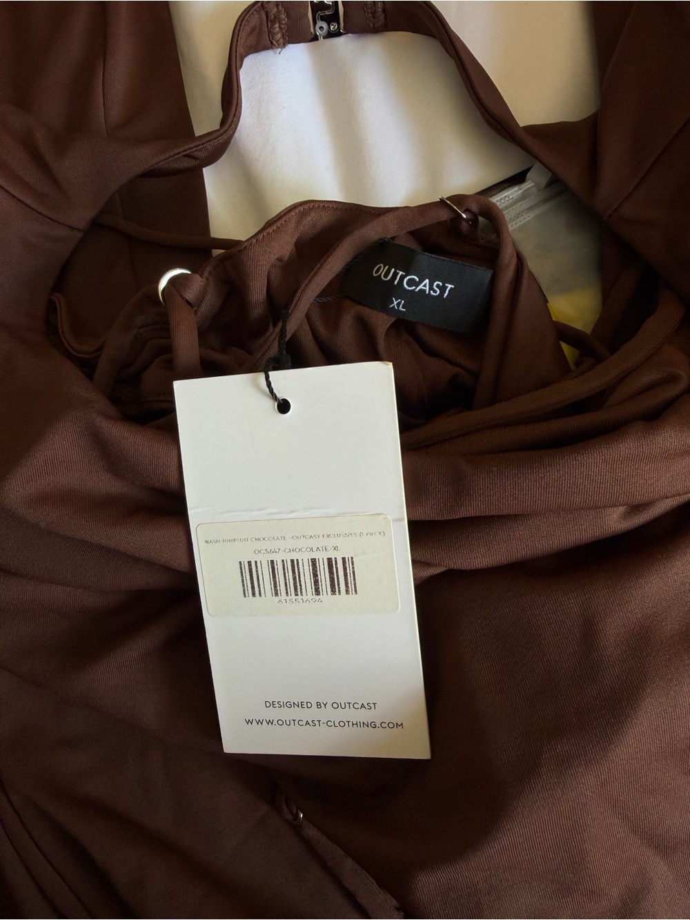 NASH JUMPSUIT CHOCOLATE BROWN - OUTCAST - Picture 7 of 7